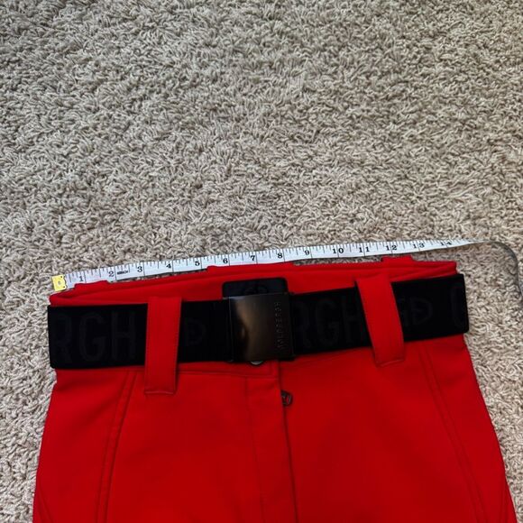 Goldbergh Pippa Ski Pants Waterproof Red Flame Black NWOT US 6 Snow Pants - Picture 6 of 8